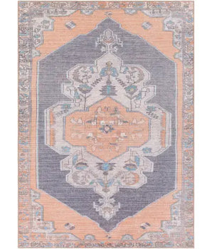 Élodie Washable Area Rug - Coral / Rectangle / 2x3 - Area 
