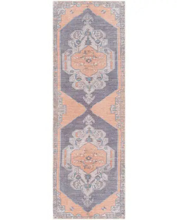 Élodie Washable Area Rug - Coral / Runner / 2’7 x 7’10 