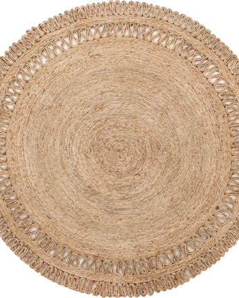 Floral Braided Jute Rug - Rug Mart Top Rated Deals + Fast & Free Shipping