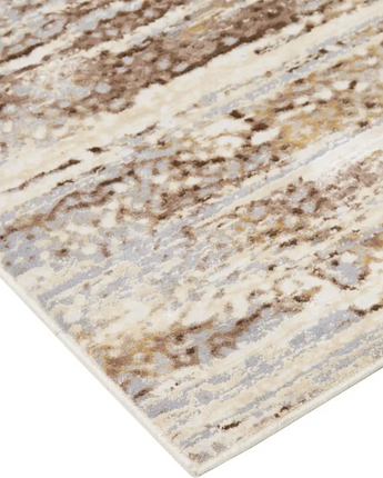 Frida Distressed Abstract Prismatic Rug - Area Rugs