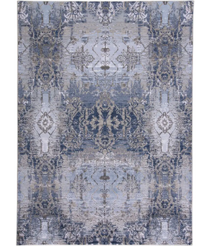 Gaspar Modern Abstract Deco - Blue / Rectangle / 1’-8 x 