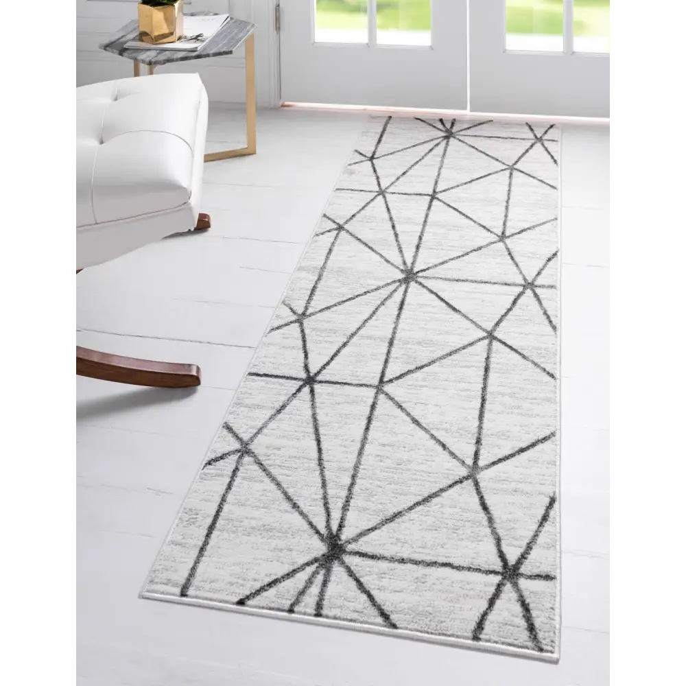 Geometric matrix trellis rug - Area Rugs