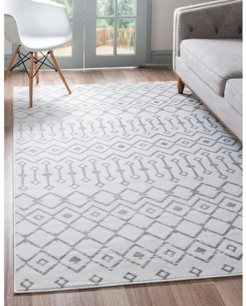 Geometric moroccan trellis rug (large rectangular) - Area