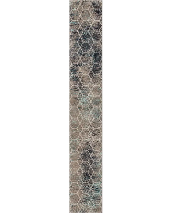 Geometric Trellis Frieze Rug (Runners, & Large Rectangular) - Rug Mart Top Rated Deals + Fast & Free Shipping