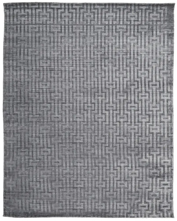 Gramercy Luxe Viscose Rug - Gray / Silver / Rectangle / 2’ x