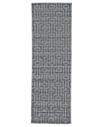 Gramercy Luxe Viscose Rug - Gray / Silver / Runner / 2’-6 x 
