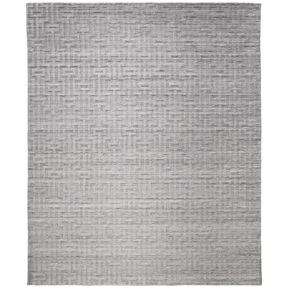 Gramercy Luxe Viscose Rug - Silver / Rectangle / 2’ x 3’ - 