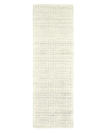 Gramercy Luxe Viscose Rug - White / Runner / 2’-6 x 8’ 