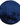 Indochine Plush Shag Rug with Metallic Sheen - Blue / Round 