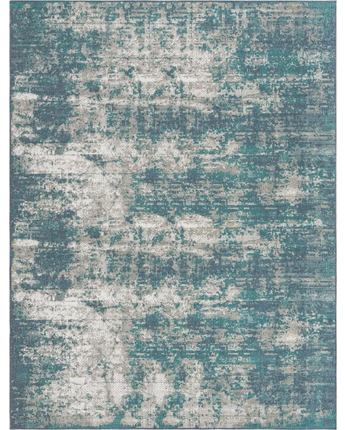 Industrial outdoor coastal okyanus rug - Blue / 9’ x 12’ /