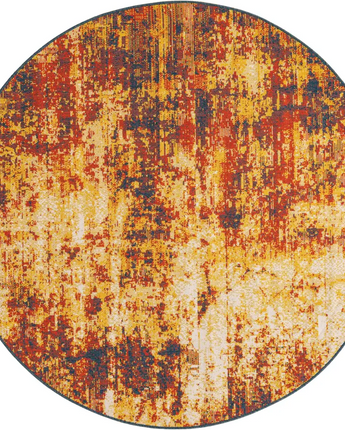 Industrial outdoor coastal okyanus rug - Multi / 7’ 1 x 7’ 3