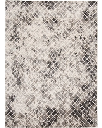 Kano Distressed Mosaic Rug - White / Gray / Rectangle / 2’-2