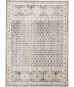 Kano Distressed Mosaic - White / Gray / Rectangle / 2’-2 x 