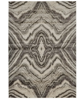 Katari Geode Printed Rug - Gray / White / Rectangle / 1’-8 x