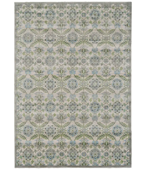 Katari Ornamental Floral - Blue / Green / Rectangle / 1’-8 x
