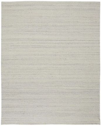 Keaton Handmade Striped Wool Rug - Gray / Rectangle / 2’ x 