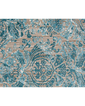 Keats Scroll Print Textured - Area Rugs