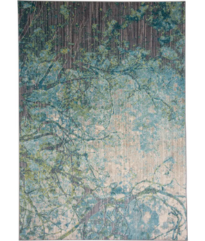 Keats Textured Abstract Rug - Blue / Gray / Rectangle / 4’-3