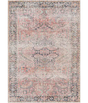 Kyoto Washable Area Rug - Pink / Rectangle / 5x7 - Area Rugs