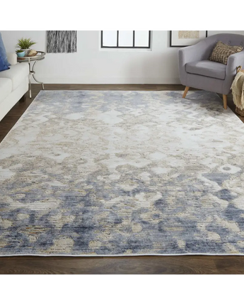 Laina contemporary watercolor rug - Area Rugs