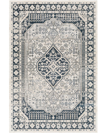 Laurent Washable Area Rug - Blue / Gray / Rectangle / 5x7 - 