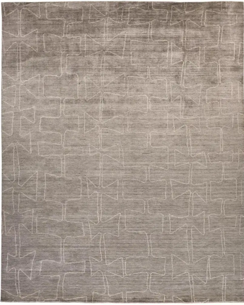 Lennox Modern Scandinavian - Gray / White / Rectangle / 2’ x