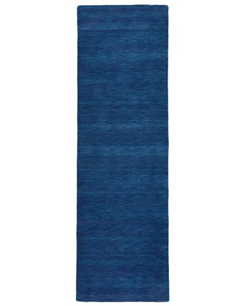 Luna Hand Woven Marled Wool Rug - Blue / Runner / 2’-6 x 8’ 