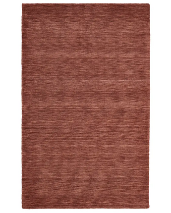 Luna Hand Woven Marled Wool Rug - Rust / Rectangle / 2’ x 3’