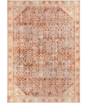 Maël Washable Area Rug - Brown / Rectangle / 2x3 - Area Rugs