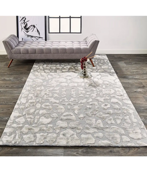 Mali Lustrous Tufted Abstract Rug - Area Rugs