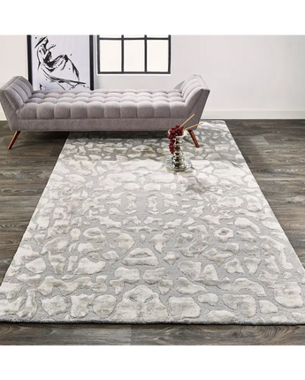 Mali Lustrous Tufted Abstract Rug - Area Rugs