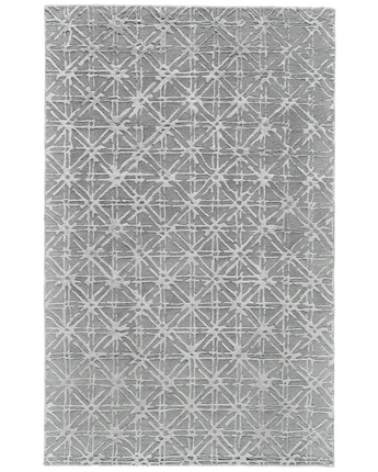 Manoa Tufted Lattice Wool - Gray / Rectangle / 2’ x 3’ - 