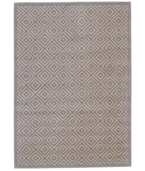 Melina Modern Geometric Rug - Gray / Silver / Rectangle / 