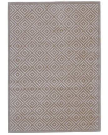 Melina Modern Geometric Rug - Gray / Silver / Rectangle / 