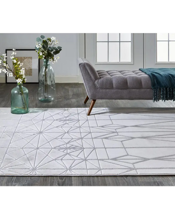 Micah Art Deco Architectural Rug - Area Rugs