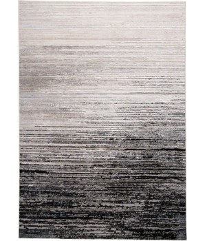 Micah Gradient Textured Metallic Rug - Black / Silver / 