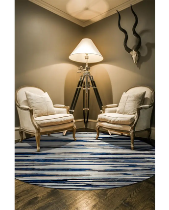 Milton Abstract Ombre Print Rug - Area Rugs