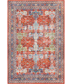 Miray Washable Area Rug - Red / Rectangle / 3x4 - Area Rugs