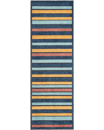 Modern belize outdoor altun rug - Charcoal / 2’ x 6’ 1 /
