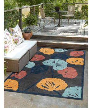Modern belize outdoor caulker rug - Rugs