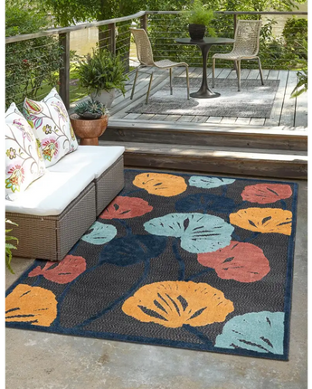 Modern belize outdoor caulker rug - Rugs