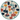 Modern belize outdoor moho rug - White / 3’ 3 x 3’ 3 / Round