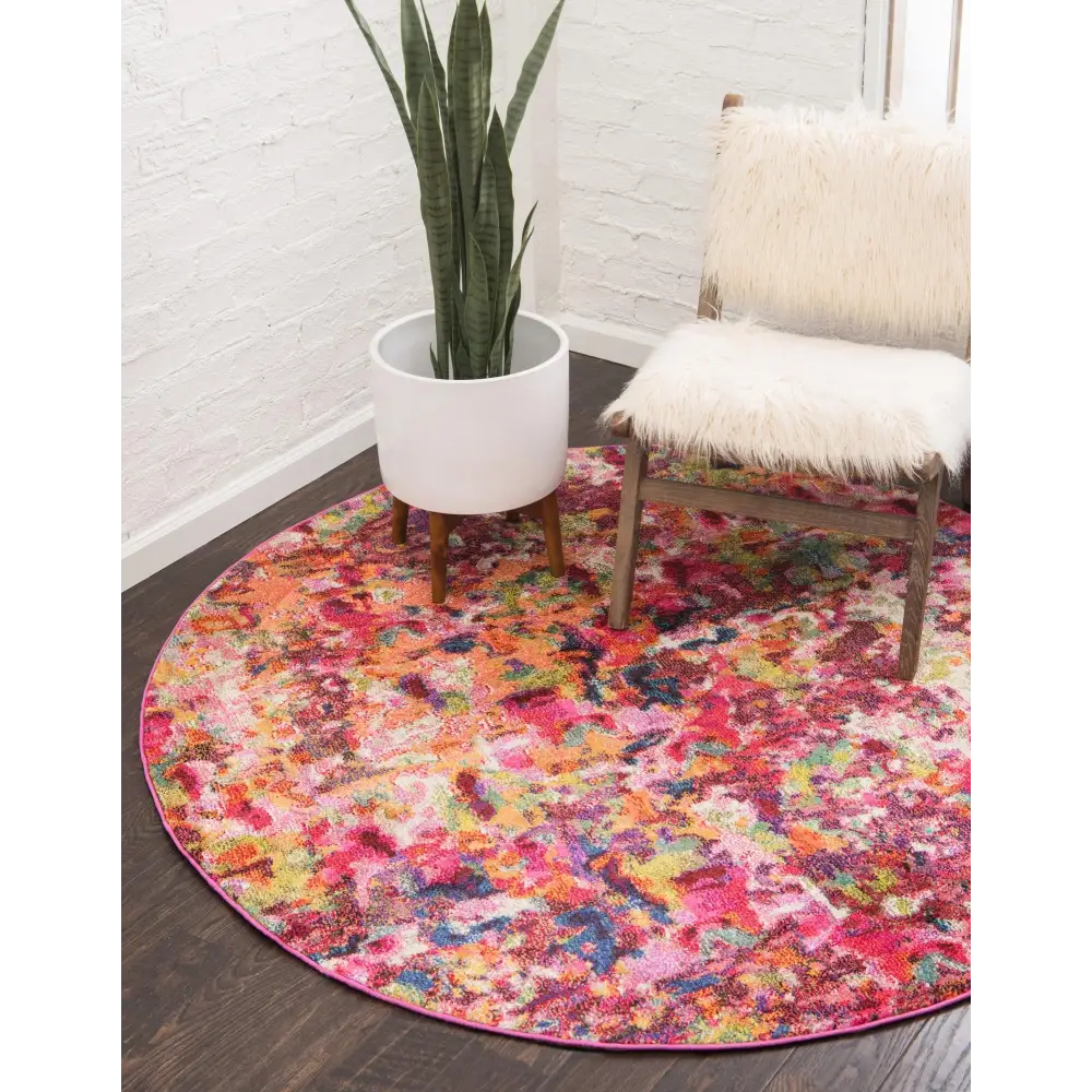 Modern Designed Champagne Chromatic Rug - Rug Mart Top Rated Deals + Fast & Free Shipping