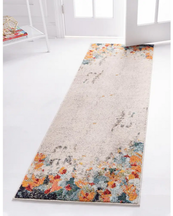 Modern designed coral chromatic rug - Area Rugs