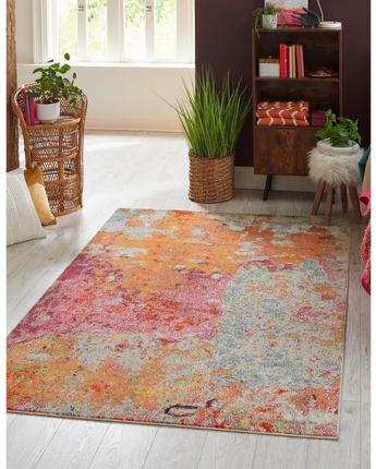 Modern Designed Hermosa Chromatic Rug - Rug Mart Top Rated Deals + Fast & Free Shipping