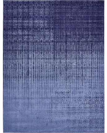 Modern designed ombre rug - Blue / Rectangle / 10x13 - Area