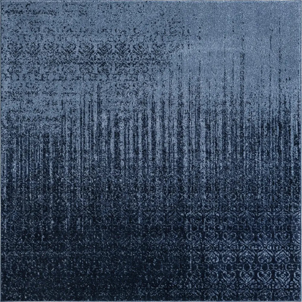 Modern designed ombre rug - Blue / Rectangle / 6 FT SQUARE -
