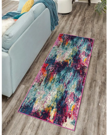 Modern designed sunset chromatic rug - Area Rugs