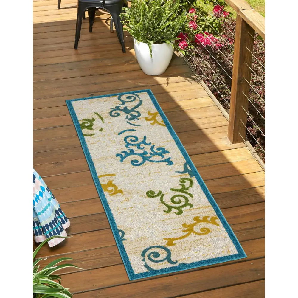 Modern outdoor botanical savannah rug - Rugs
