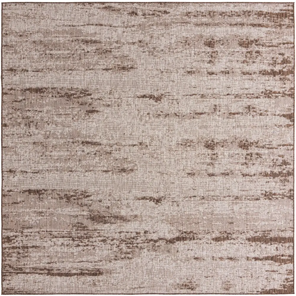 Modern outdoor modern cartago rug - Brown / 10’ x 10’ /